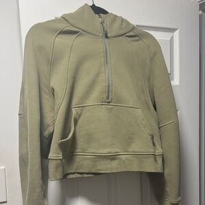 Lululemon Athletica Olive Green Hoodie